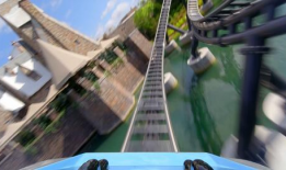 过山车视频第一视角